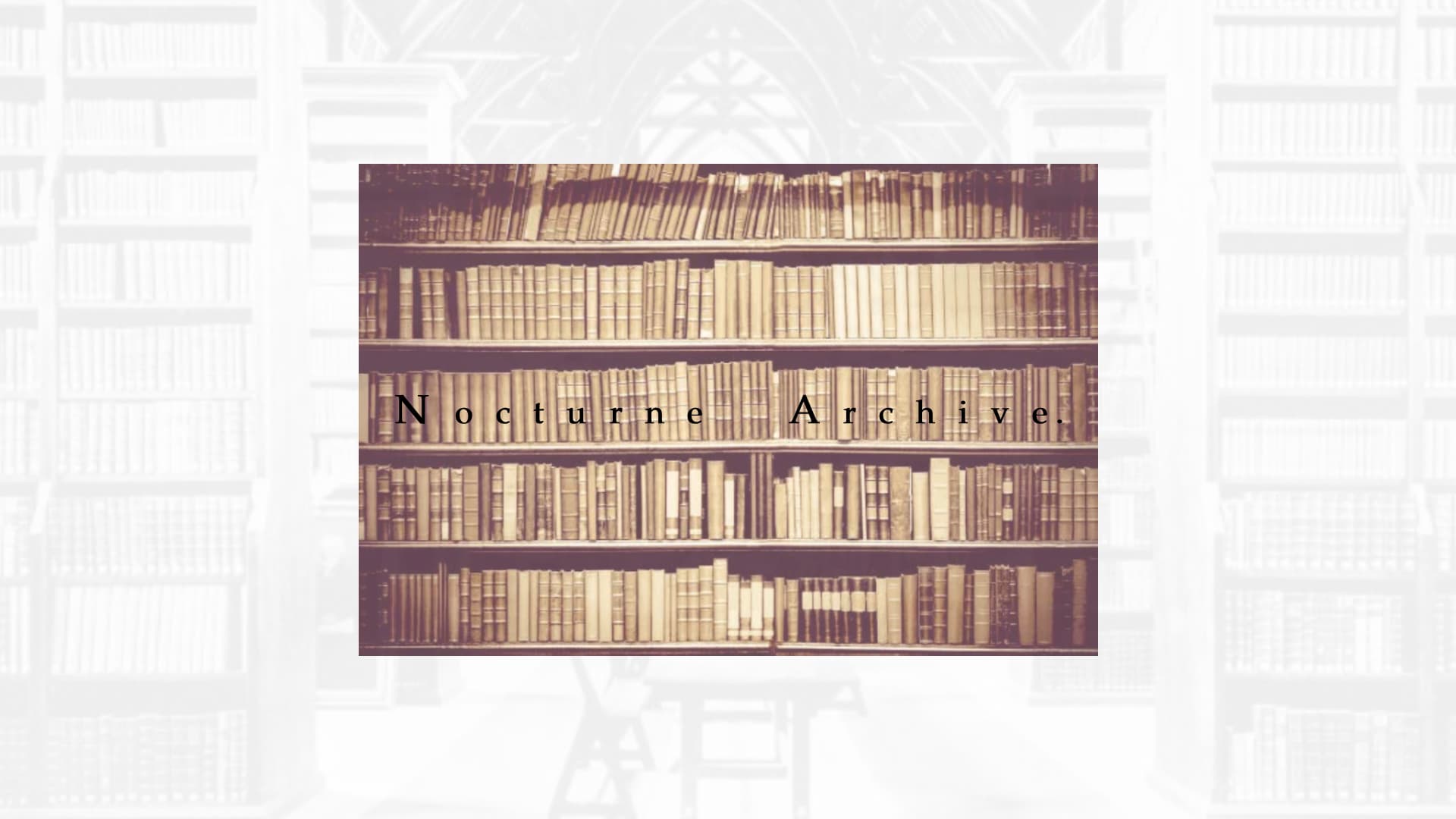 Nocturne Archive cover artwork